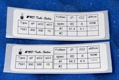 TWO Amperex 7591A Tubes / Amplitrex Tested STRONG 💪 +100% / Within 2% Gm Match