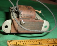 Universal Push-Pull Output Transformer 8760A4 for Small Radio Amp Good Windings!