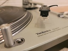 2 Vintage collectible technic 1200 mk’s, Traktor interface, and 2 channel mixer