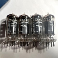 (4) Ultron 7868 Tube NIB USA Tip Top For Fisher 400 Or 500c 7591A With Converter