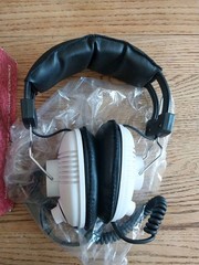 Vtg NOS Numark Stereo Headphones DH-20VA Stereo + Mono Switch Volume Control