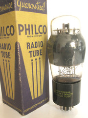 One 1940’s Sylvania/Philco 6L6GA tube – Hickok TV7B tested @ 40, min:25