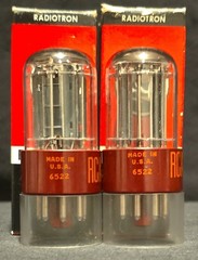 RCA 5692 6SN7 GT TUBE 1960s 10,000 HOUR RED BASE MATCHING SET NIB