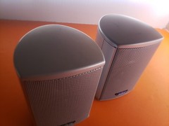 Pair Of Infiniti SAT450 2 Way Speakers (Silver) • GREAT CONDITION