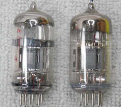 ECC83 ECC83M GUITAR PREAMP TUBES PAIR SQUARE GETTER STRONG BALANCED EXCELLENT