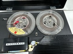 National Portable Reel To Reel RQ 102S Player Recorder PARTS/MAY NEED REPAIR VTG