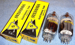 2 NOS Sylvania 24JE6A 24LQ6 Vacuum Tubes / 30-Watts for Transmitting & Audio