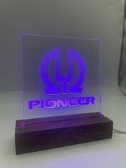 Pioneer SPEC-4 Stereo Power Amplifier Vintage LED Sign