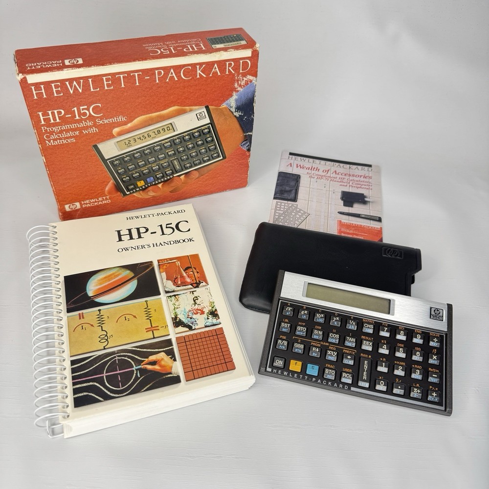 Hewlett-Packard HP-15C Programmable Scientific Calculator 1987 Vintage