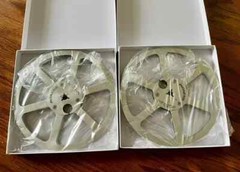 2X 7” Pioneer Silver PR-85 Aluminum Reel to Reel RT-707 909 Empty Take Up Reel