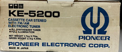 Pioneer KE-5200 Cassette Car Stereo with FM/AM Electronic Tuner