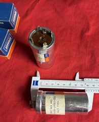Pair NOS Sprague 150 uF 500V Capacitors tested at 500VDC, good!! 100uF-150uF