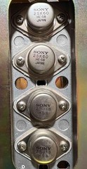 Rare Sony TAN-5550 VFET Stereo Power Amplifier Tested Good for Restoration