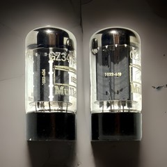 Excellent Mullard f32 Blackburn GZ34 Tube TV7-D/U Tested As NOS Codes B6F1 B6C3