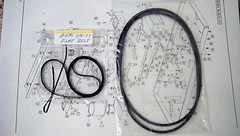 AKAI GX-77 3 Belt Kit – Instructions Included