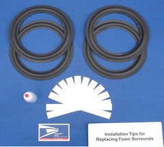 Infinity SM120 / SM122 Speaker Foam Surround Repair Kit / Double Woofer Refoam