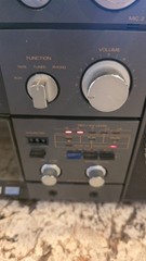 Vintage FISHER BOOM BOX ph 430k 240-220-120v Works!