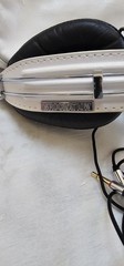ROCNATION Over-Ear Headphones White Black Silver 6.35mm Headband Double Ear