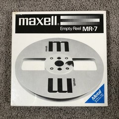 NEW Maxell MR-7 7 Inch Metal Empty Reel-to-Reel Tape Take-Up Reel