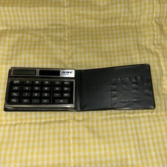Vintage Royal Solar 40 Calculator – Slim Wallet Case – Made in Taiwan