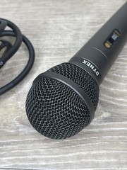 Vintage DYNEX Dynamic Microphone 10 foot cord detachable Mic Phone Jack Included