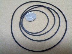 FOUR PC BELT KIT FITS SUPERSCOPE C 204 TAPE PLAYER (4 NEW BELTS)