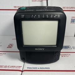 Sony Color Watchman FDT-5BX5 5″ Color CRT TV AM/FM (NO CORD) – TESTED – WARRANTY