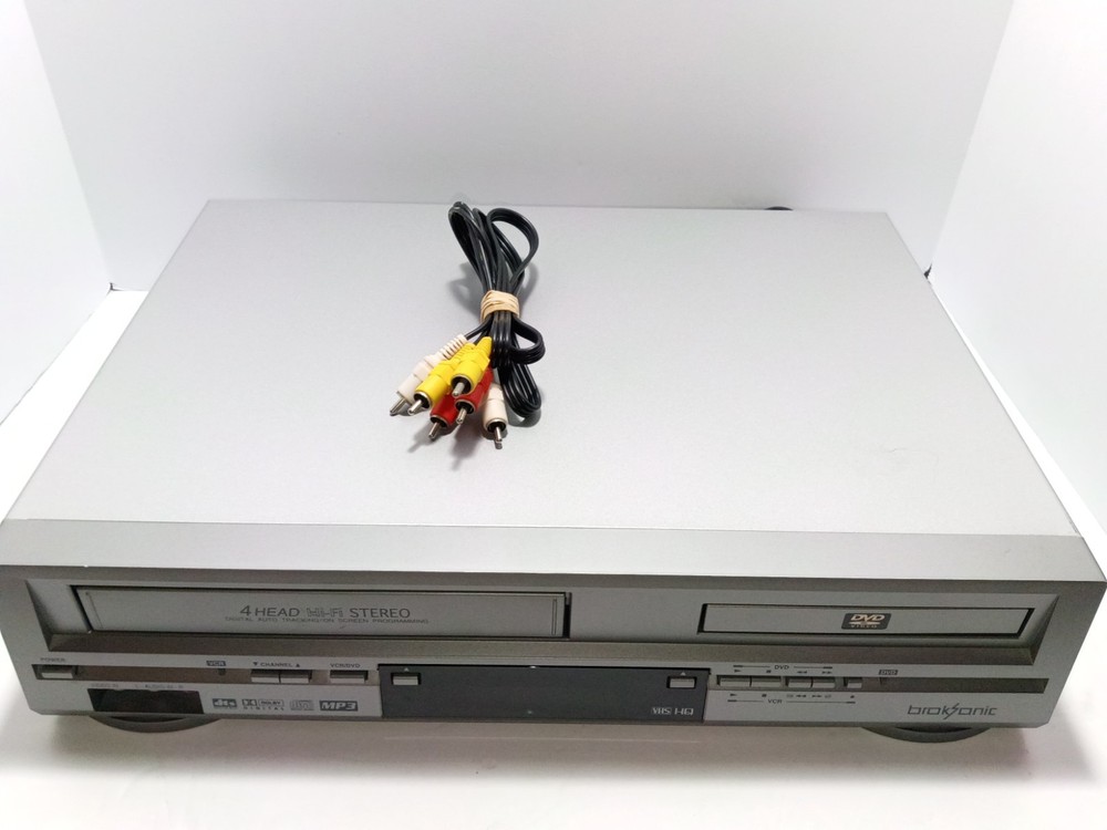 Broksonic DVCR-810 Series A DVD/VCR Combo Player 4-Head VHS DVD