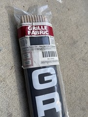 REALISTIC (Radio Shack) Speaker Grille Fabric. NOS, Charcoal, #40-1953 32″ x 36″