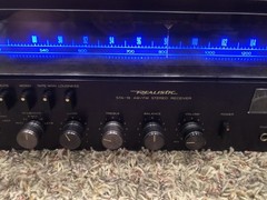 REALISTIC STA-78 AM FM Stereo Wood Veneer Works Please Read