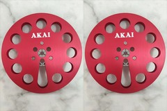 One Pair 7” gold AKAI Light Aluminum Reel to Reel Take Up Reel for AKAI GX-77