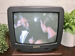 Sanyo Vintage AVM-1306 13″ CRT TV Retro Gaming 1997 Vintage Works Coaxial Cable