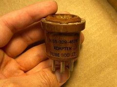 NOS Vintage Vector UX6 6-Pin Vacuum Tube Test Socket Adapter Beautiful (Qty)