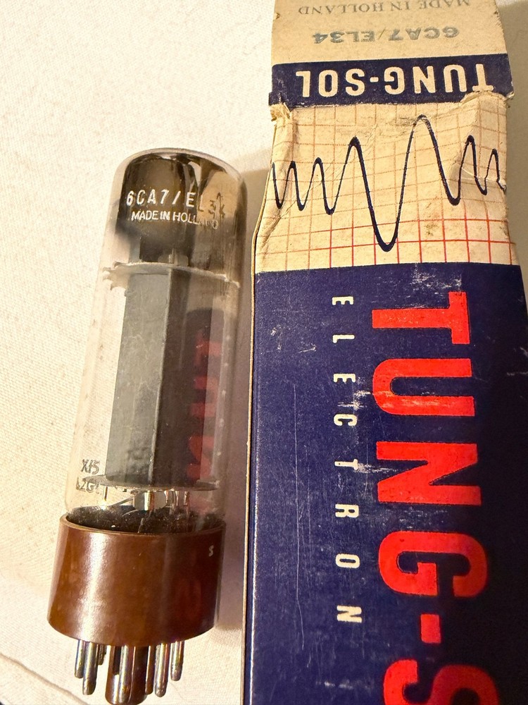 TUNG-SOL MADE IN HOLLAND 6CA7 NIB AUDIO TUBE