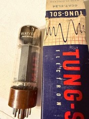 TUNG-SOL MADE IN HOLLAND 6CA7 NIB AUDIO TUBE