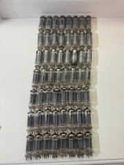 Sylvania 12BH7A Vacuum Tubes / Long Grey Plates