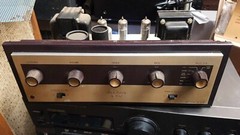 Pilot AA-903B tube amplifier, Pushpull EL84, ECC83