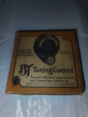 Vintage B-T Tuning Control Radio Dial Knob w/ Box Bremer-Tully Chicago USA