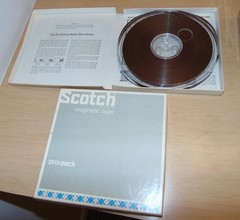 Lot of 2 Scotch B-7 Pro-Pack 1800 Ft Magnetic 7 Inch Reel to Reel Recording tape