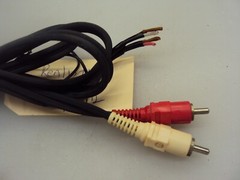 Realistic LAB 330 Turntable RCA Cords Ground Wire Tested Parting Out 330