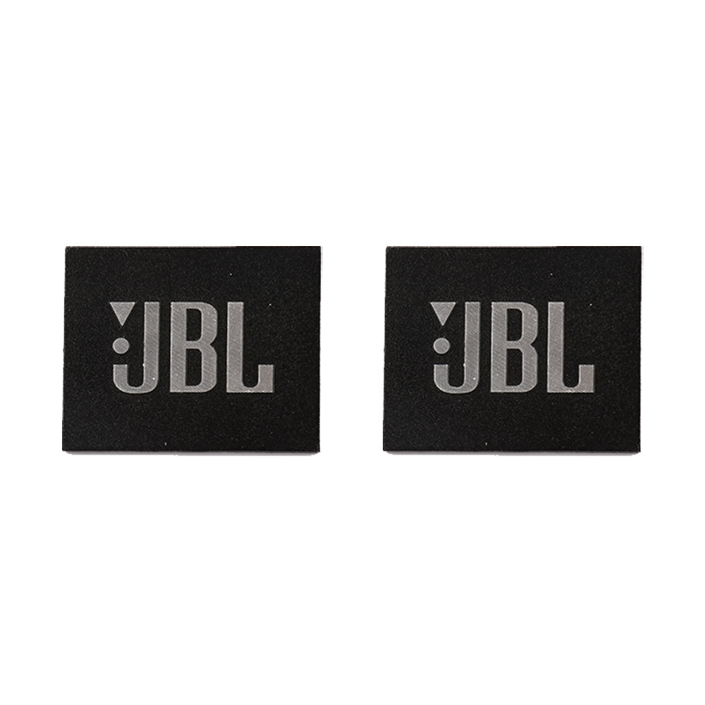 2pcs New For JBL Aluminum logo badge replacement piece 50mmx40mm