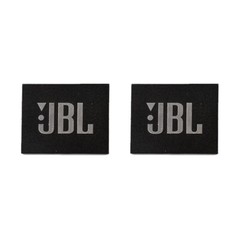 2pcs New For JBL Aluminum logo badge replacement piece 50mmx40mm