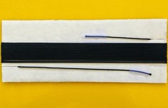 25-Ft Braided Dial String Vintage Radios Clock Weight Cord 0.040″ (1.0mm) Black