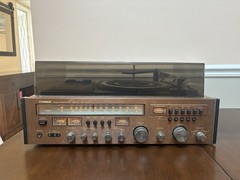 Fisher MC-4040 Copper-Face Vintage Turntable Tape Tuner Audio System
