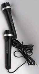Vintage Japan Made Dynamic Microphones & Lightweight Stereo Headphones Set 3.5mm