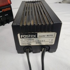 FOSTEX X-15 Multitracker Cassette Deck + Power Supply POWER TESTED – FOR PARTS