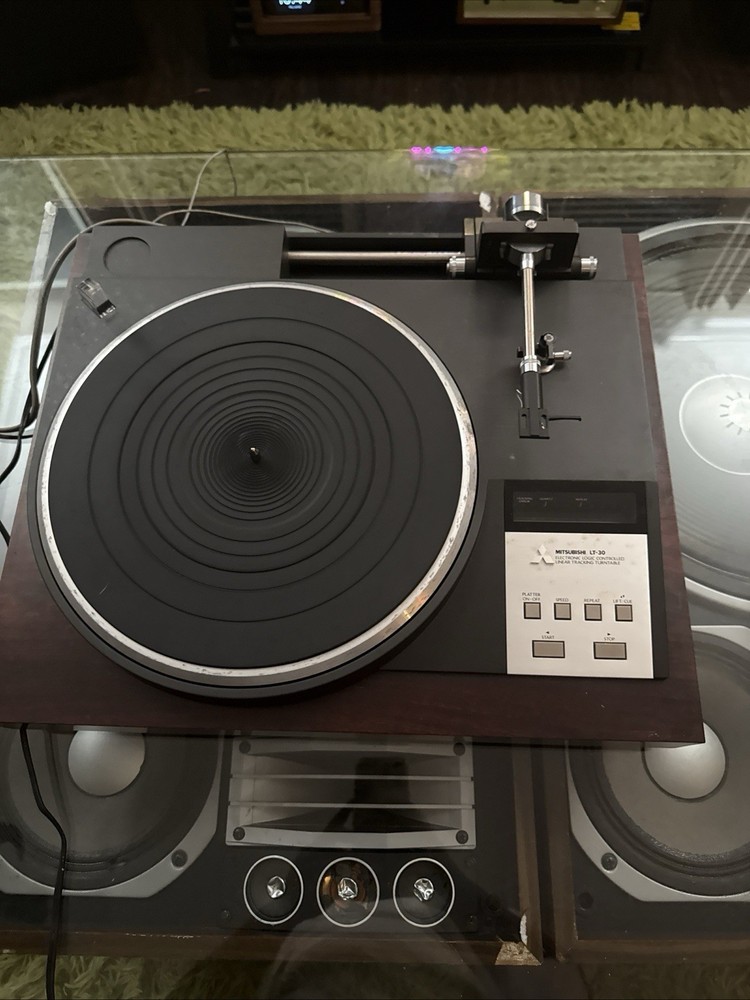 Very RARE Mitsubishi Lt-30 Turntable, Parts ,