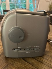 GPX Portable TV AM/FM Radio Black with Antenna & Power Adapter READ DESCRIPTION