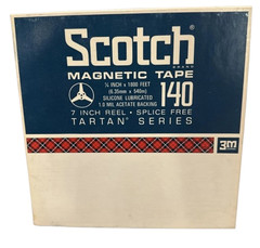 Scotch 150 140 144 RB-7 7″ Recording Magnetic Tape Reel to Reel Unknown Content