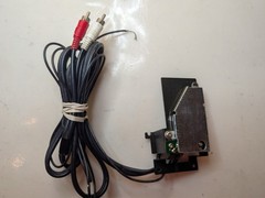 Sony PS-X5 Turntable Cartridge Terminal Board with RCA Cables and Ground Wire
